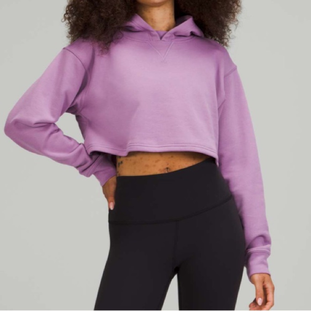 NWOT Lululemon All Yours Cropped Hoodie
Wisteria Purple - Picture 3 of 7